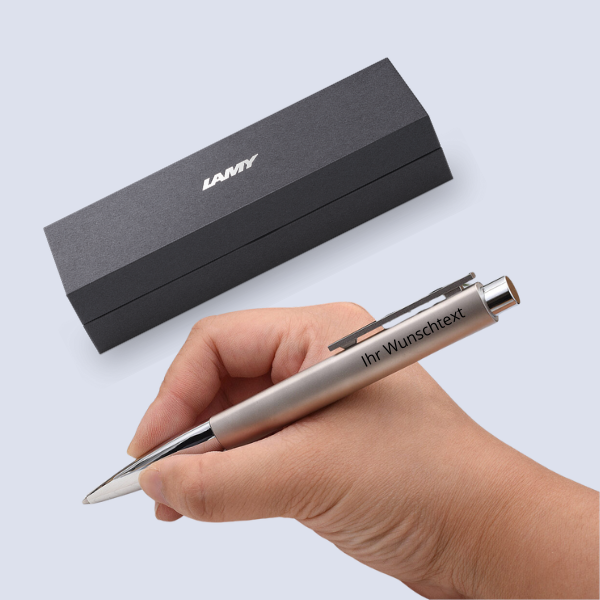 Ballpoint pen ideos Pd 270 Palladium incl. laser engraving