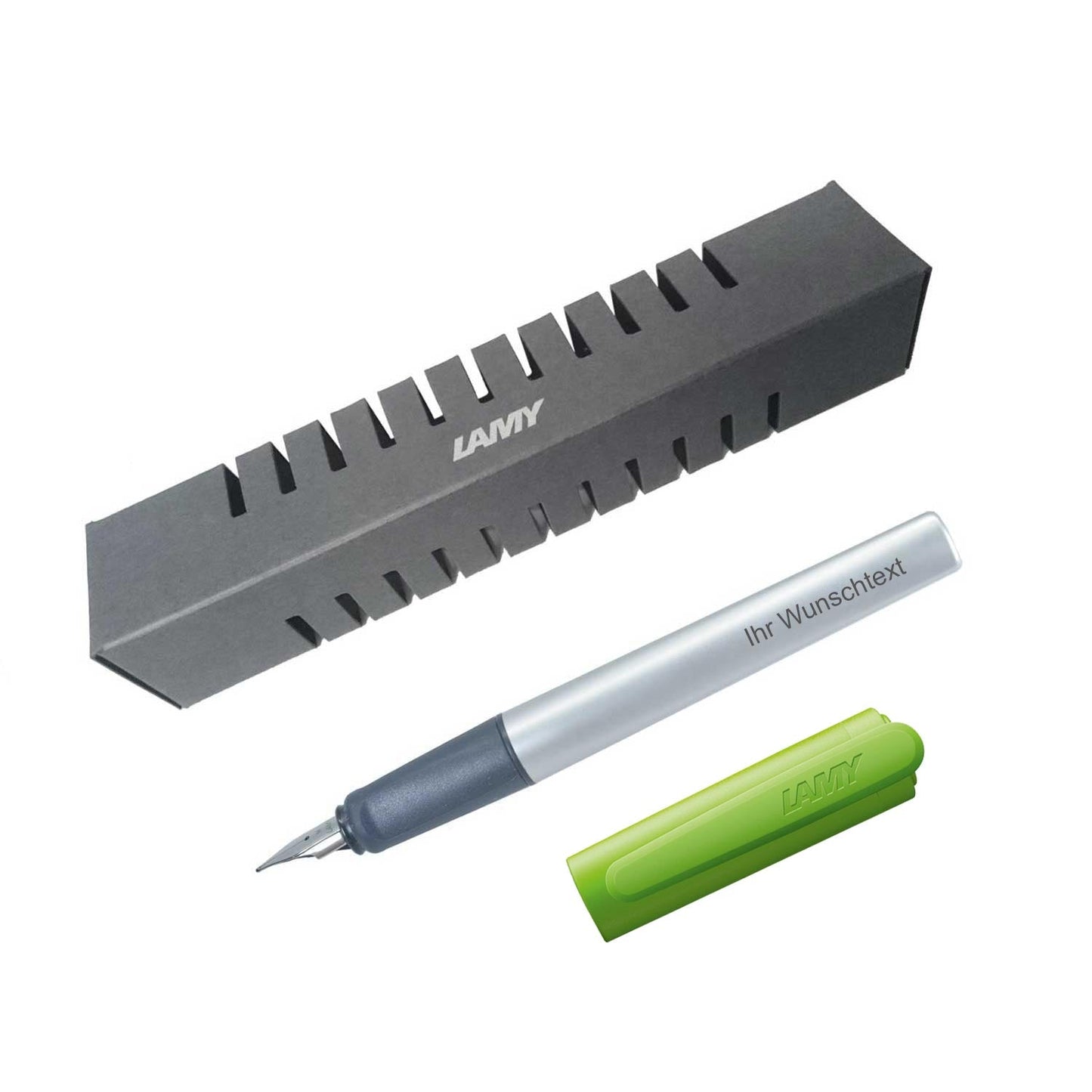 Fountain pen nexx 086 lime incl. laser engraving