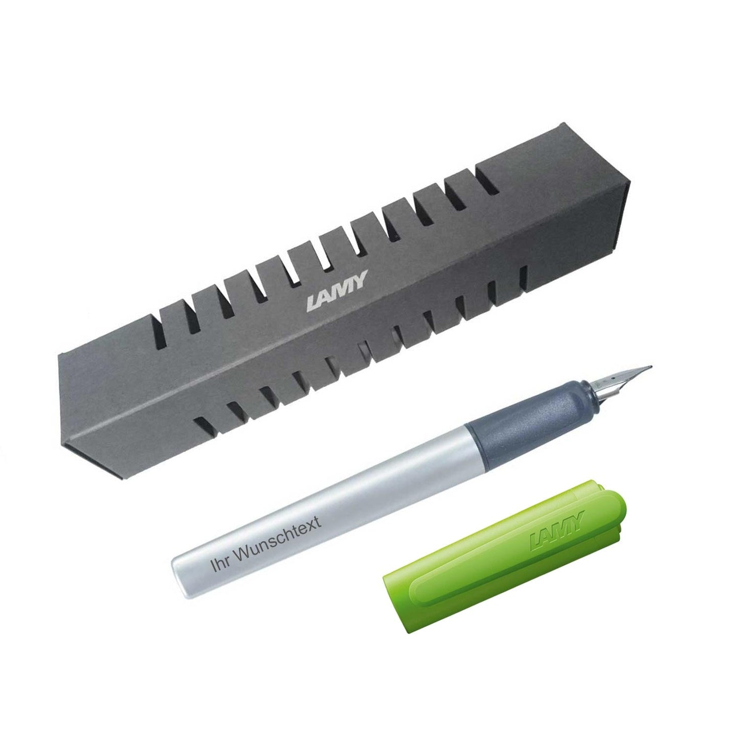 Fountain pen nexx 086 lime incl. laser engraving