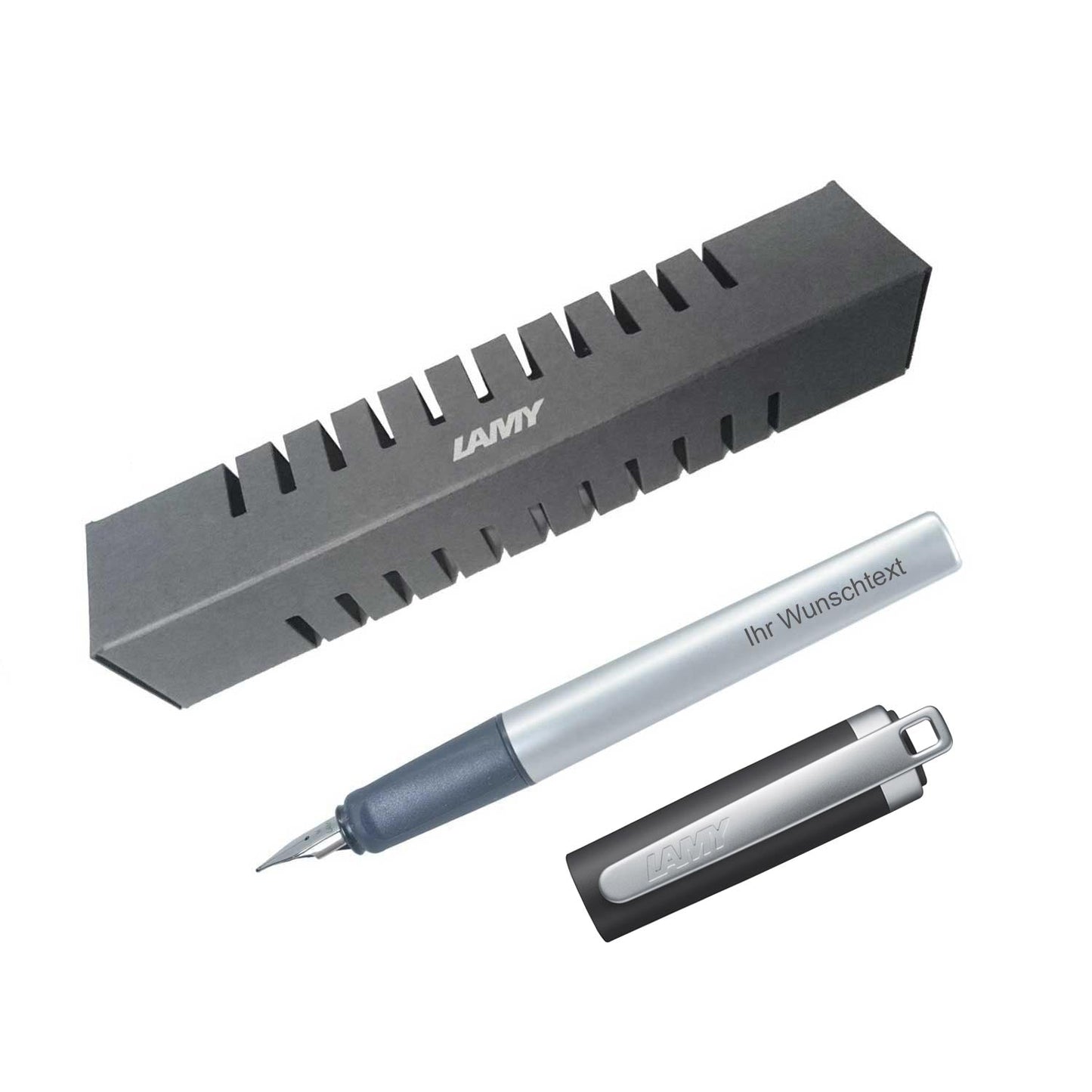 Fountain pen nexx M 088 anthracite incl. laser engraving
