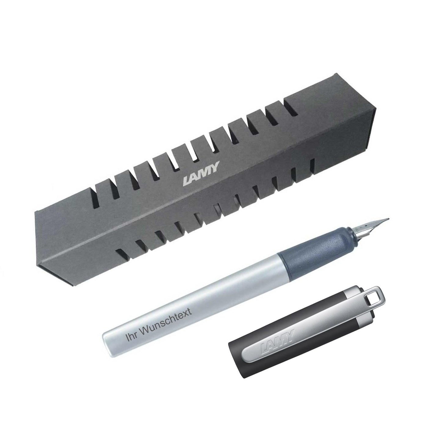 Fountain pen nexx M 088 anthracite incl. laser engraving