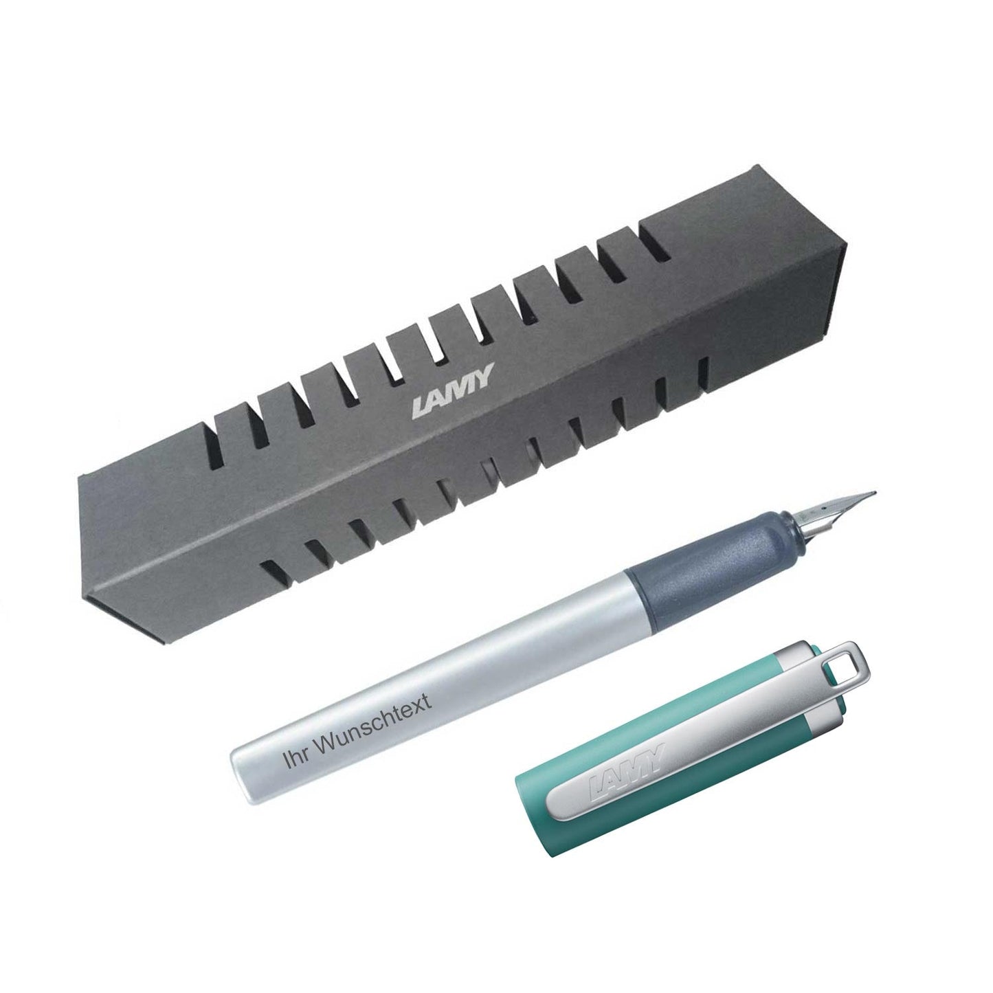 Fountain pen nexx M 094 opal green incl. laser engraving