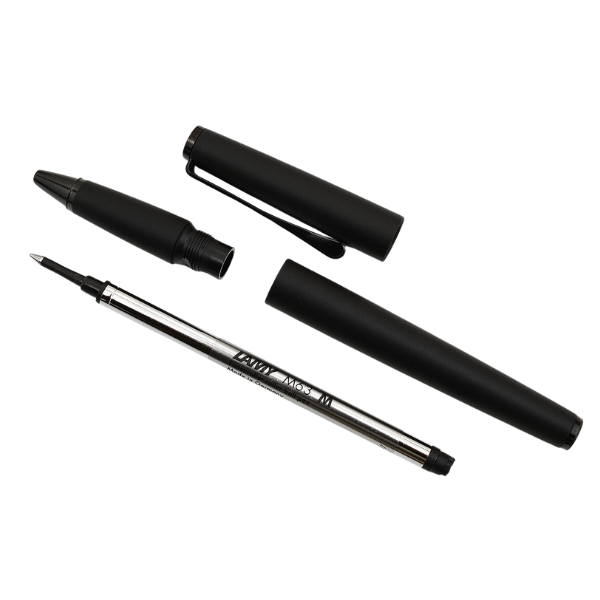 Rollerball pen studio Lx 366 all black incl. laser engraving