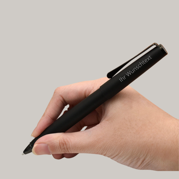 Rollerball pen studio Lx 366 all black incl. laser engraving