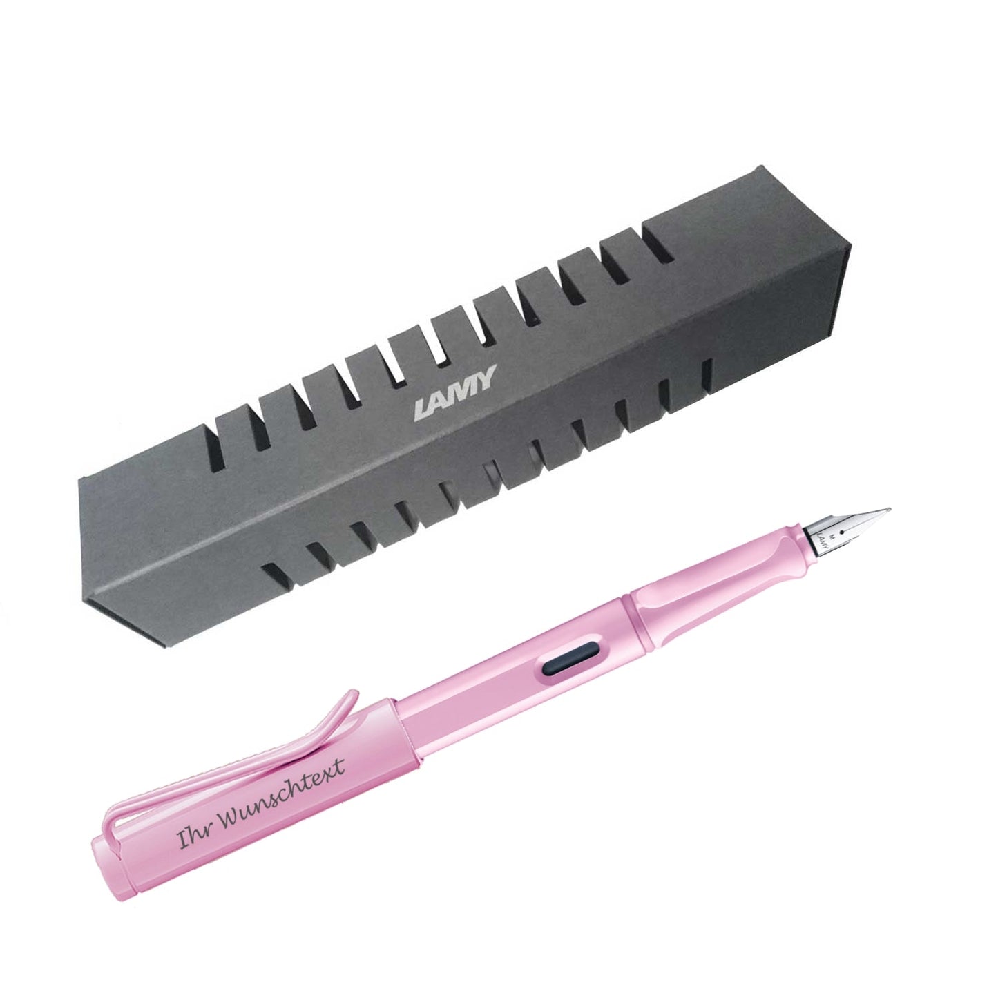 Fountain pen safari 0D2 lightrose (light pink) incl. engraving